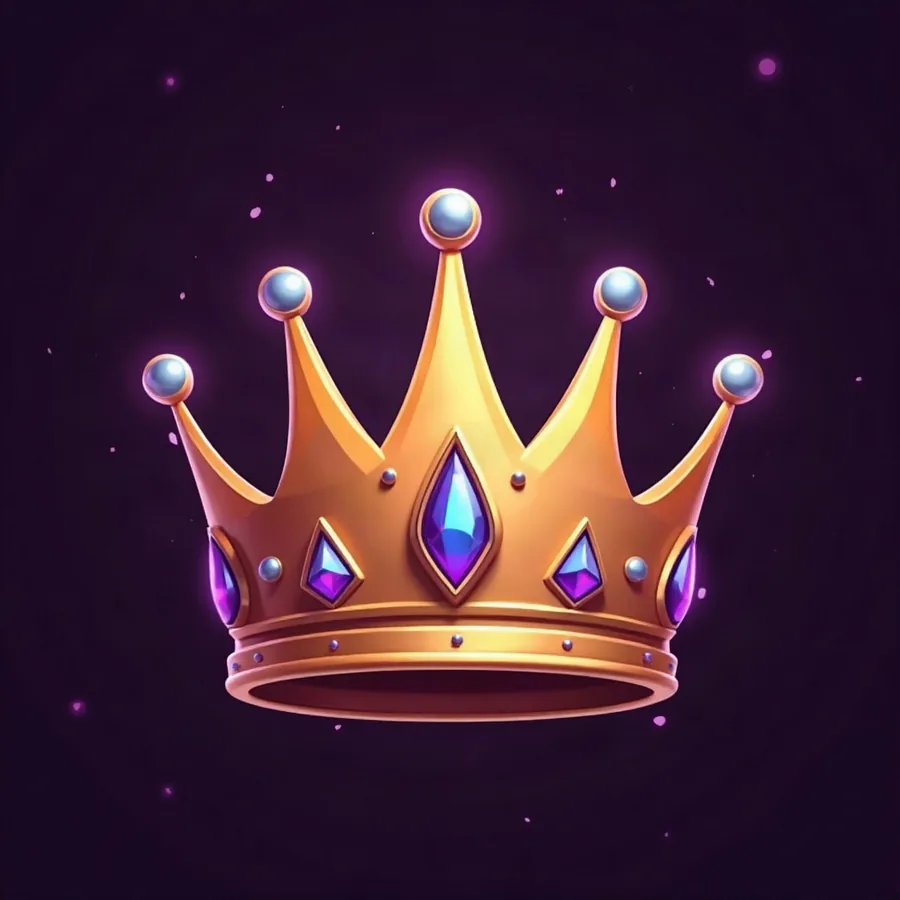 Crowns symbol in the demo slot